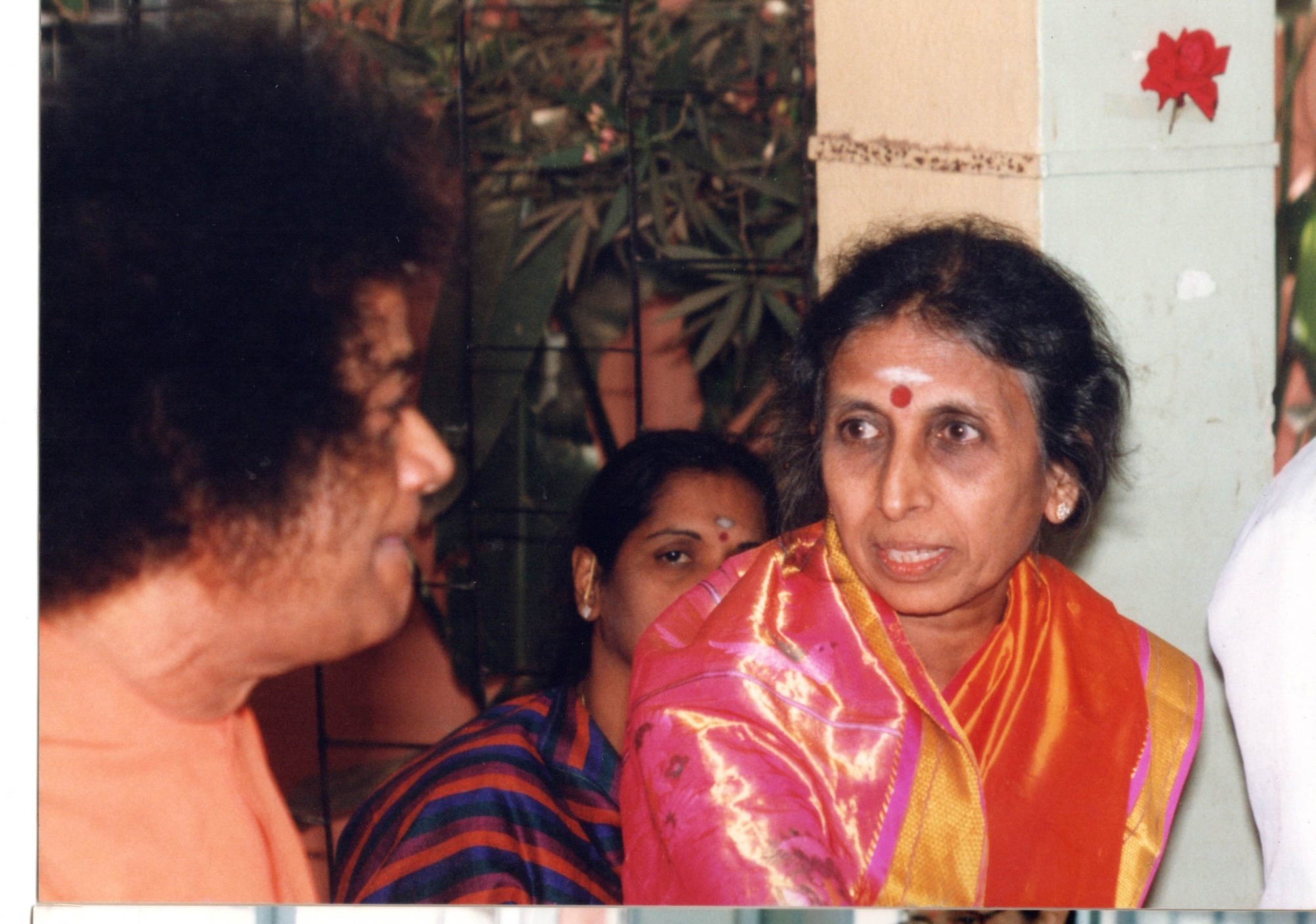 Bhagawan with Dr. Savitri
