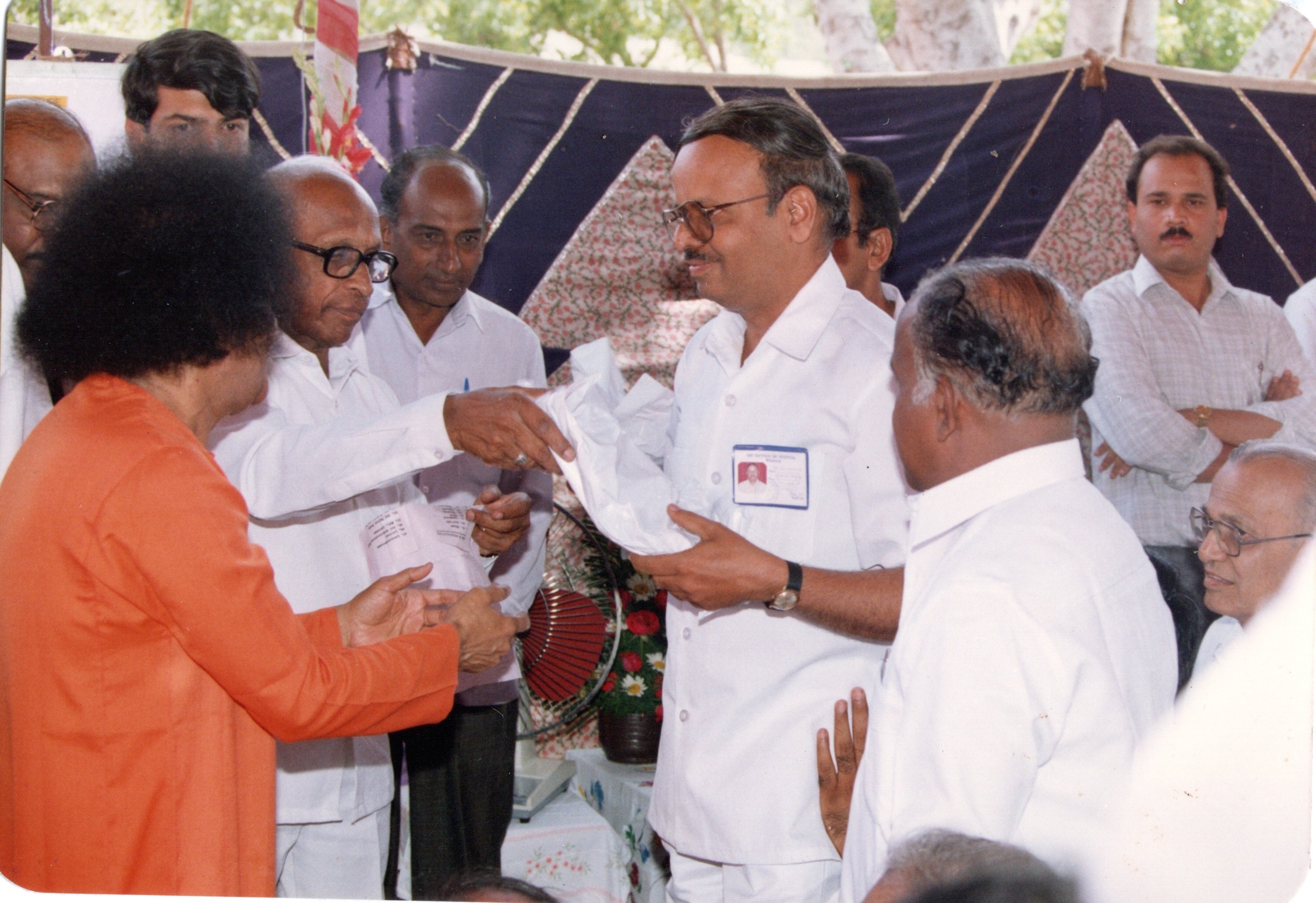 Bhagawan with Dr. Shankar B
